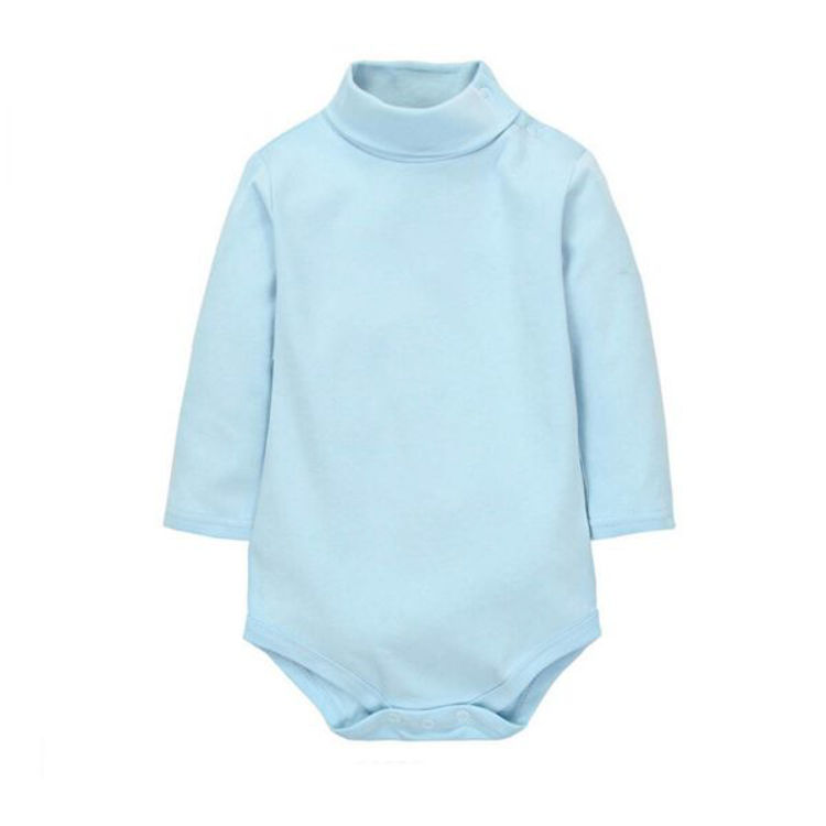 Picture of 80040 100% Cotton Thermal Turtlenecks Bodies Babies CELESTE